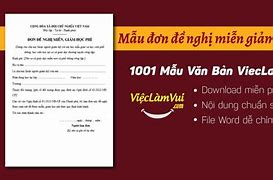 Lý Do Xin Miễn Giảm Học Phí